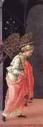 Fra Filippo Lippi The Annunciation:The Angel oil on canvas